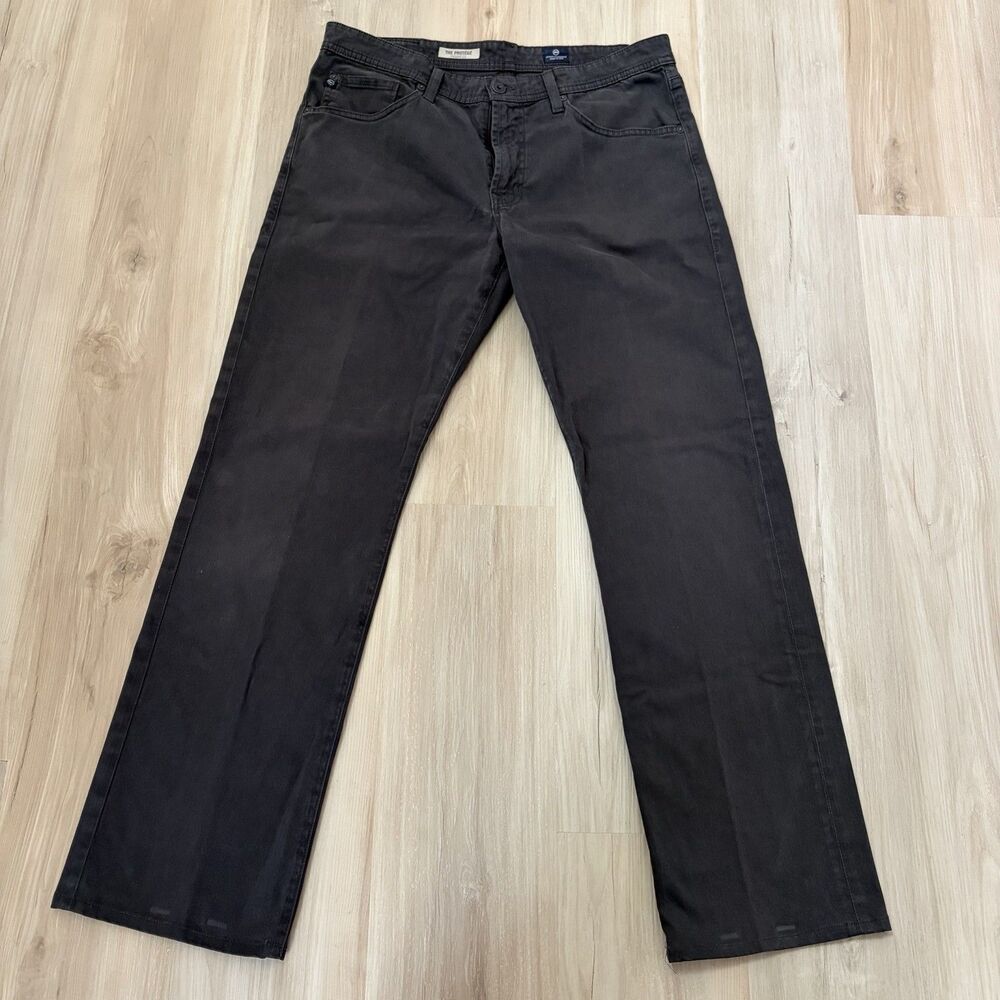 AG Adriano Goldschmied the Protege Straight Leg Pants 34x34 Men's Black